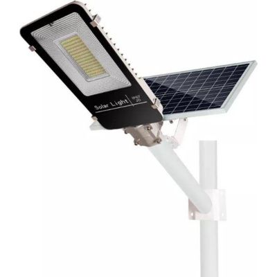 Ηλιακό Φωτιστικό Δρόμου 50W 5800lm Ψυχρό Λευκό με Φωτοκύτταρο και Τηλεχειριστήριο