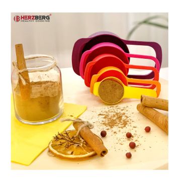 Herzberg Σετ Κουτάλια Μέτρησης από Πλαστικό 5τμχ