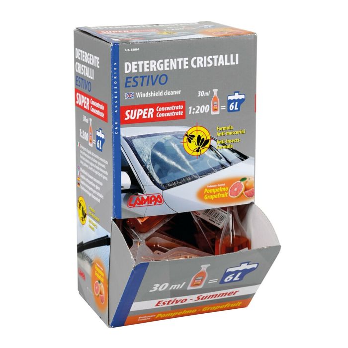  ΥΓΡΟ ΥΑΛΟΚΑΘΑΡΙΣΤΗΡΩΝ ΣΥΜΠΥΚΝΩΜΕΝΟ (1:200=6lt) 30ml ΜΕ ΑΡΩΜΑ ΓΚΡΕΙΠΦΡΟΥΤ LAMPA - 1 TEM. 