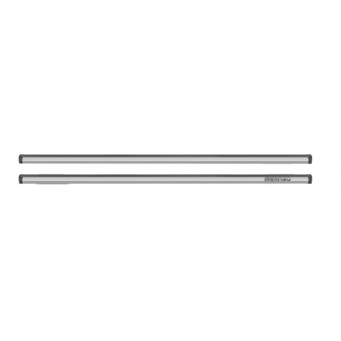  ΜΠΑΡΕΣ ΟΡΟΦΗΣ ΑΛΟΥΜΙΝΙΟΥ DELTA L SILVER 141 cm ROOF RACK ΣΕΤ ΣΕ ΑΣΗΜΙ ΧΡΩΜΑ ΜΕ ΠΡΟΣΤΑΤΕΥΤΙΚΑ ΚΑΠΑΚΙΑ ΑΚΡΩΝ ΓΙΑ ΑΠΛΗ ΟΡΟΦΗ MENABO - 2 ΤΕΜ. 