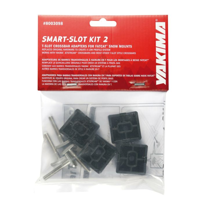  ΑΝΤΑΠΤΟΡΑΣ SMART T-SLOT KIT 2 ΓΙΑ ΒΑΣΕΙΣ ΣΚΙ ΟΡΟΦΗΣ FLATCAT YAKIMA - 8 τεμ. 
