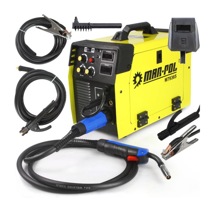  Ηλεκτροκόλληση Inverter IGBT 250A LCD 230V MIG / MAG / FCAW / MMA / TIG MAR-POL M79365 