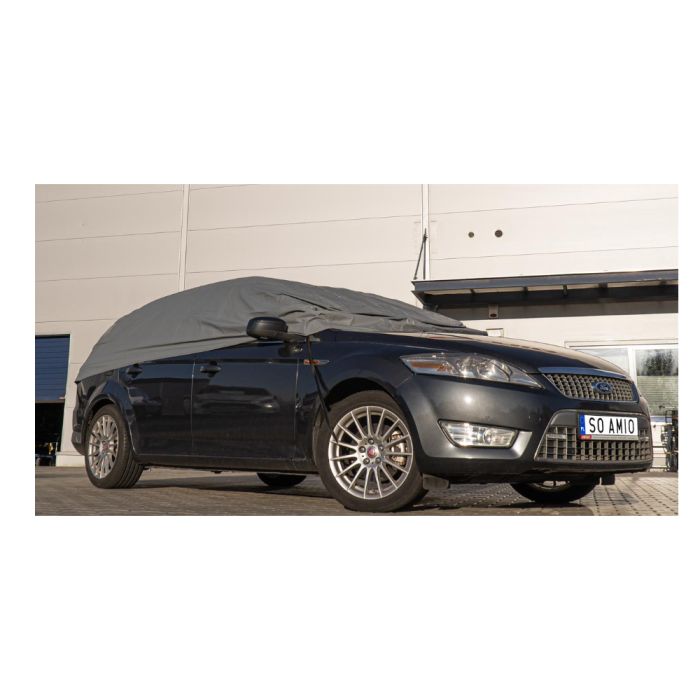  ΚΟΥΚΟΥΛΑ ΜΙΣΗ / ΗΜΙ-ΚΑΛΥΜΜΑ ΑΥΤΟΚΙΝΗΤΟΥ COMBI/SW ΣΕ ΓΚΡΙ ΧΡΩΜΑ ΜΕ ΤΣΑΝΤΑ ΜΕΤΑΦΟΡΑΣ ΑΜΙΟ - 1 ΤΕΜ. 