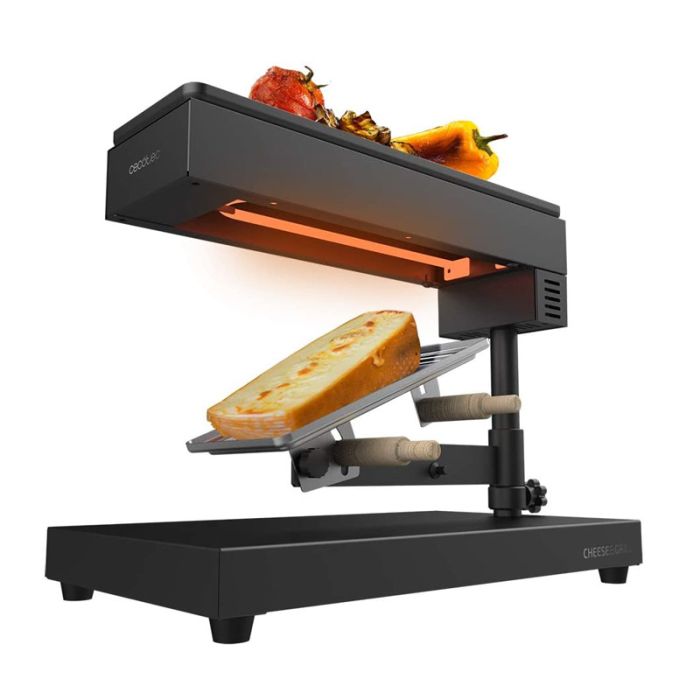  Ηλεκτρική Ψησταριά Raclette 600 W Cecotec Cheese&amp;Grill 6000 Black CEC-03081 