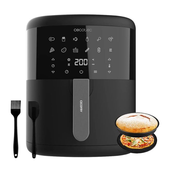  Ψηφιακή Φριτέζα Αέρος 6 Lt 1700 W Cecofry Bombastik 6000 Full Cecotec CEC-04993 
