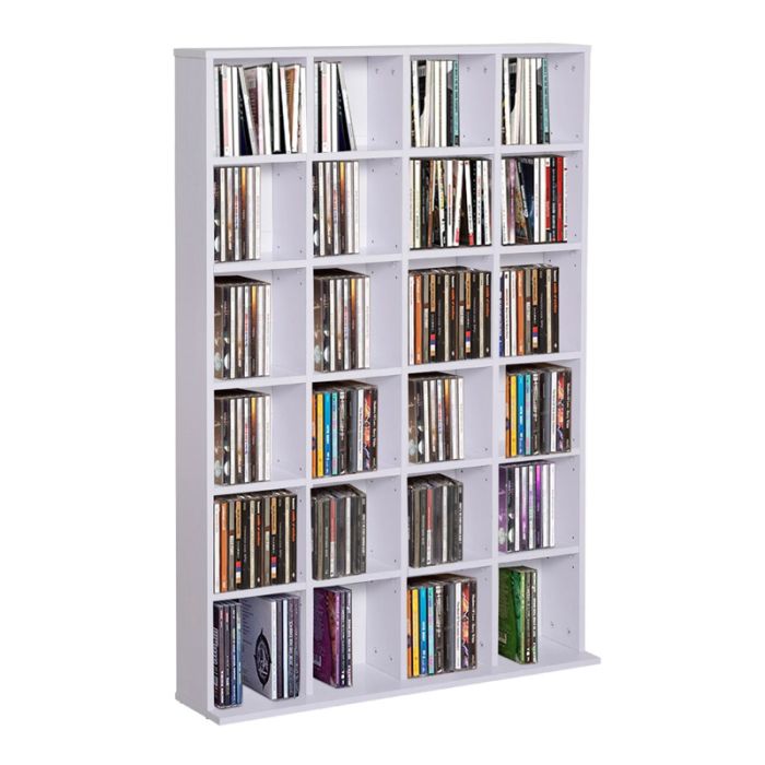  Ξύλινη Βιβλιοθήκη με 24 Ράφια 89 x 20 x 130.5 cm HOMCOM 831-040WT 
