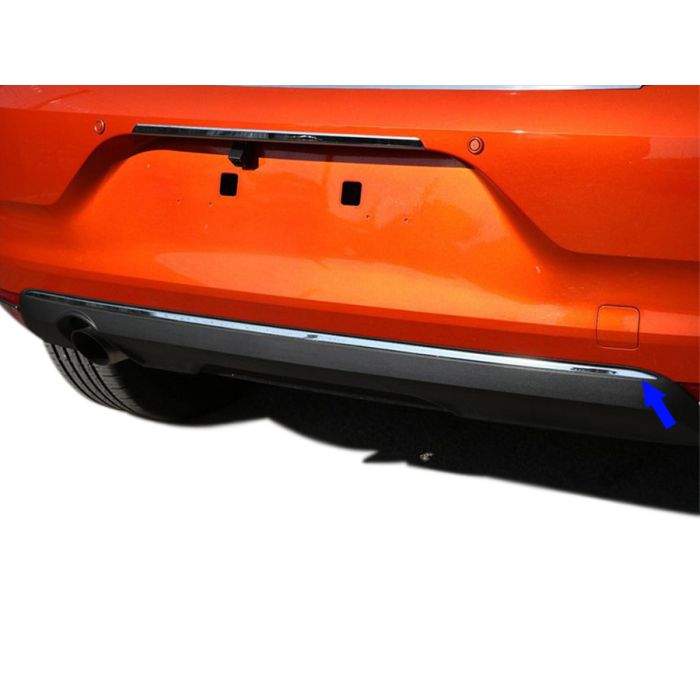  RENAULT CLIO HB 2019+ ​TRIM ΜΑΡΚΕ ΠΟΡΤ ΜΠΑΓΚΑΖ ΧΡΩΜΙΟ ΜΕΤΑΛΛΙΚΟ S-DIZAYN - 1 TEM. 