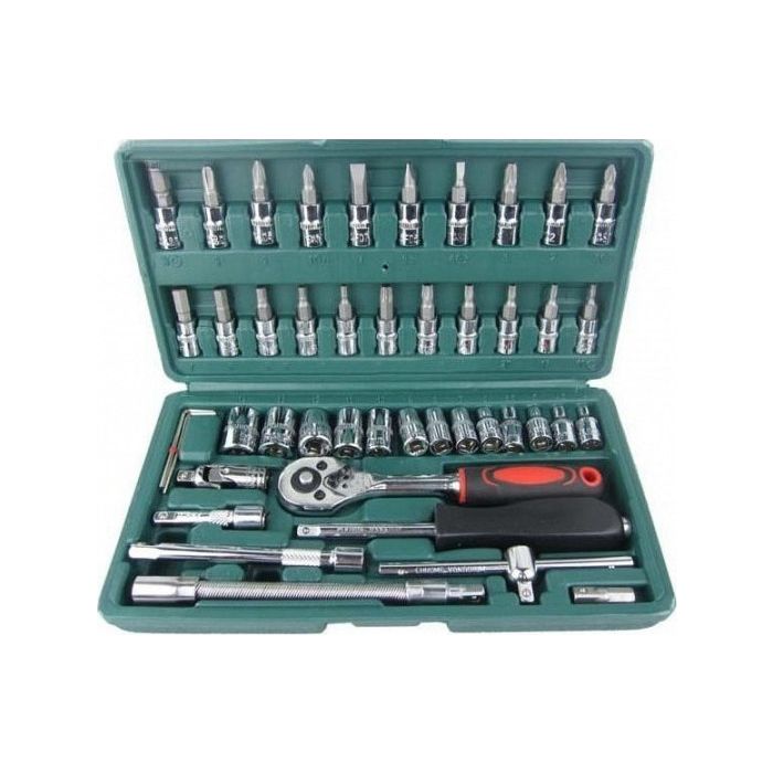 Goclever-Σετ Εργαλειοθήκη 46τεμ Κατσαβίδια - Καστάνια - Καρυδάκια-18594