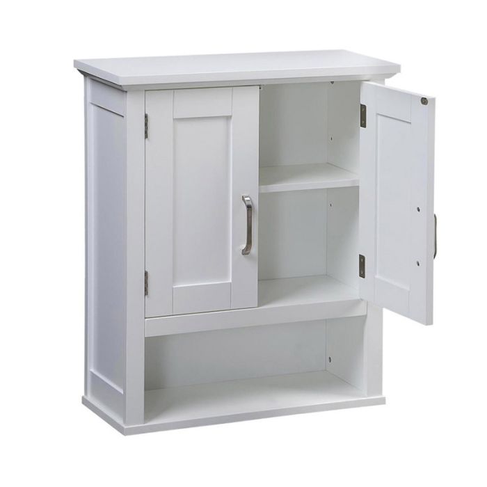  Κρεμαστό Ξύλινο Ντουλάπι Μπάνιου 53 x 21.5 x 63.5 cm Bakaji 02832584 