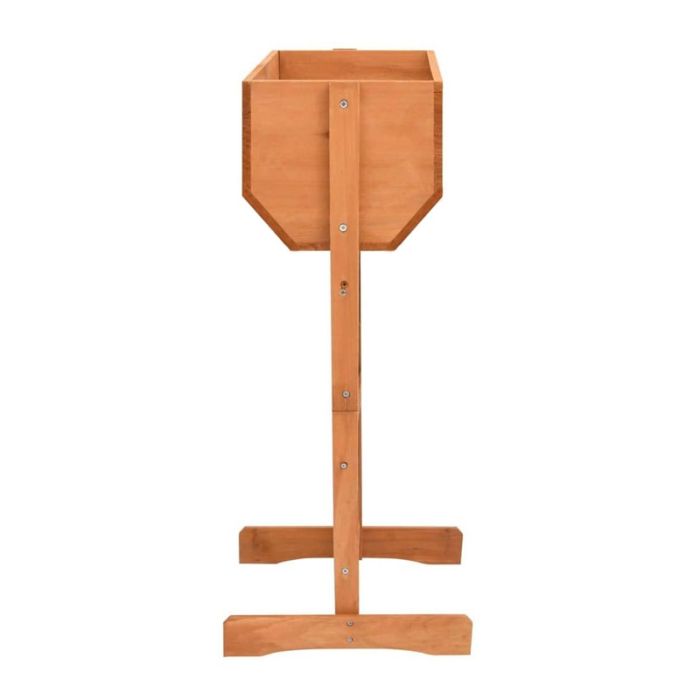  Ξύλινη Ζαρντινιέρα Κήπου με Καφασωτό 56 x 30.5 x 76 cm Hoppline HOP1001326 