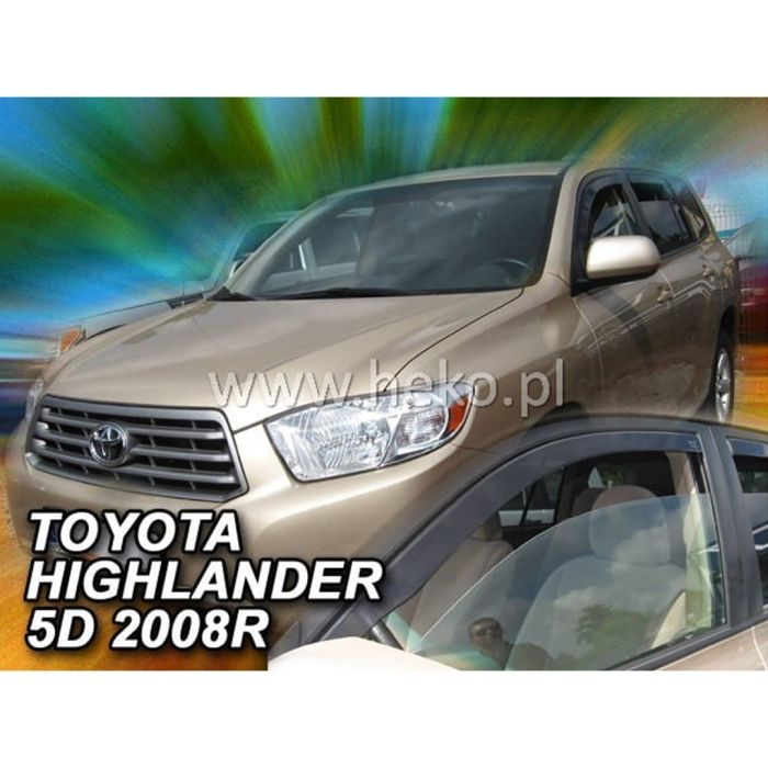  TOYOTA HIGHLANDER 5D 2007+ ΖΕΥΓΑΡΙ ΑΝΕΜΟΘΡΑΥΣΤΕΣ ΑΥΤΟΚΙΝΗΤΟΥ ΑΠΟ ΕΥΚΑΜΠΤΟ ΦΙΜΕ ΠΛΑΣΤΙΚΟ HEKO - 2 ΤΕΜ. 