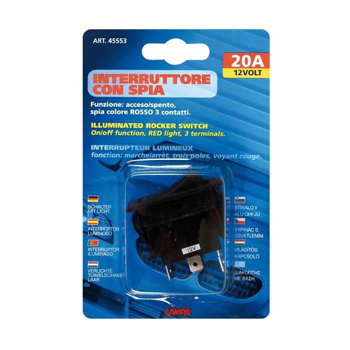  ΔΙΑΚΟΠΤΗΣ ΜΕ ΠΑΝΕΛ 38x22cm 20Α 12V/24V 