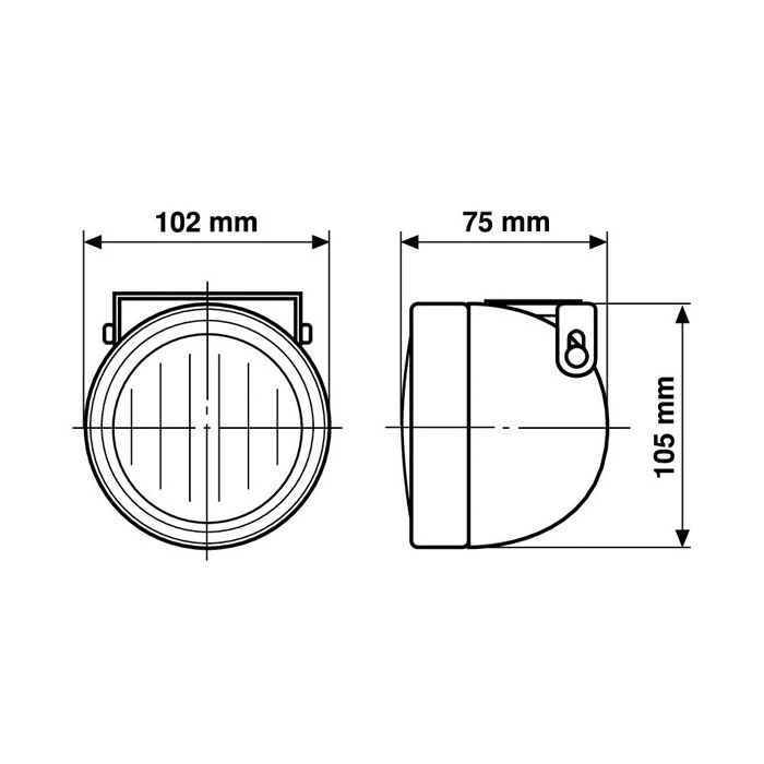 ΠΡΟΒΟΛΕΑΣ LUNAR 12V H3 55W 2ΤΕΜ.