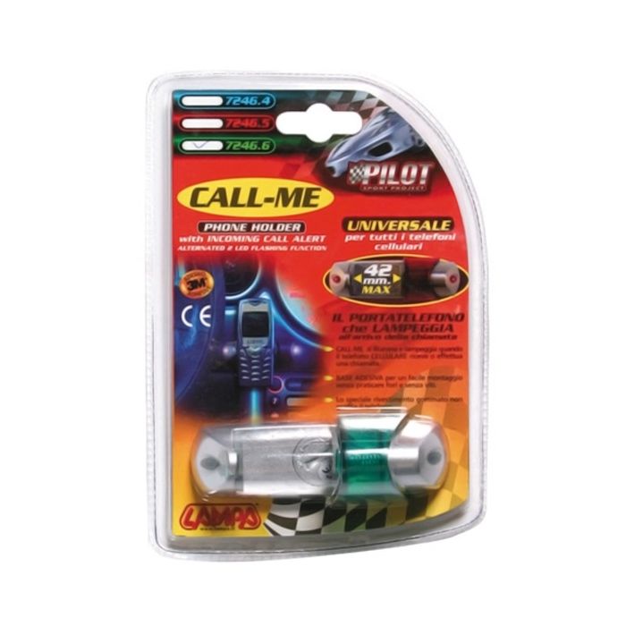 ΘΗΚΗ ΚΙΝΗΤΟΥ CALL-ME ΦΩΤΙΖΟΜΕΝΗ ΚΟΛΛΗΤΗ ΜΕ ΕΙΔΟΠΟΙΗΣΗ ΕΙΣΕΡΧΟΜΕΝΗΣ ΚΛΗΣΗΣ ΓΙΑ ΤΗΛΕΦΩΝΑ 3CM ΕΩΣ 4,2CM