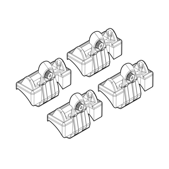  VW POLO 3D/5D 11/01-08/09 KIT ΑΚΡΑ (ΠΟΔΙΑ) ΓΙΑ ΜΠΑΡΕΣ NORDRIVE 