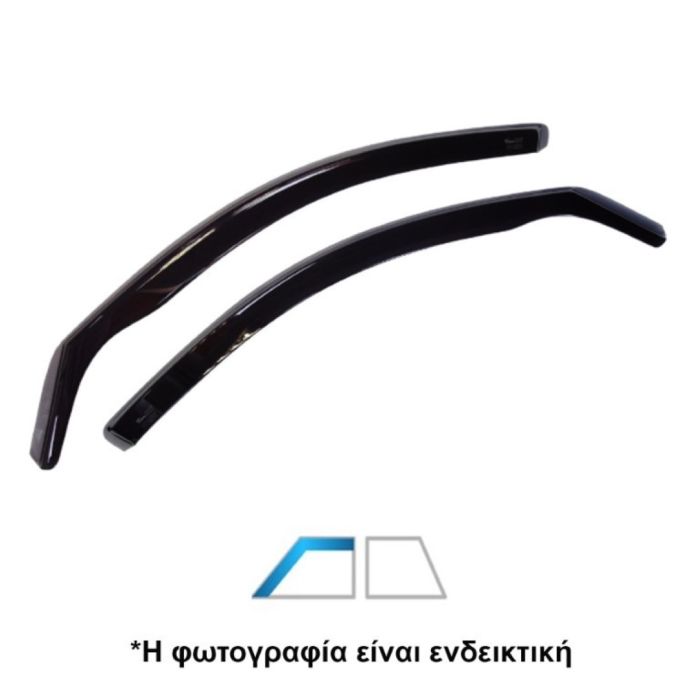  CITROEN C3 PICASSO 5D 2009-2017 ΖΕΥΓΑΡΙ ΑΝΕΜΟΘΡΑΥΣΤΕΣ ΑΠΟ ΕΥΚΑΜΠΤΟ ΦΙΜΕ ΠΛΑΣΤΙΚΟ HEKO - 2 ΤΕΜ. 
