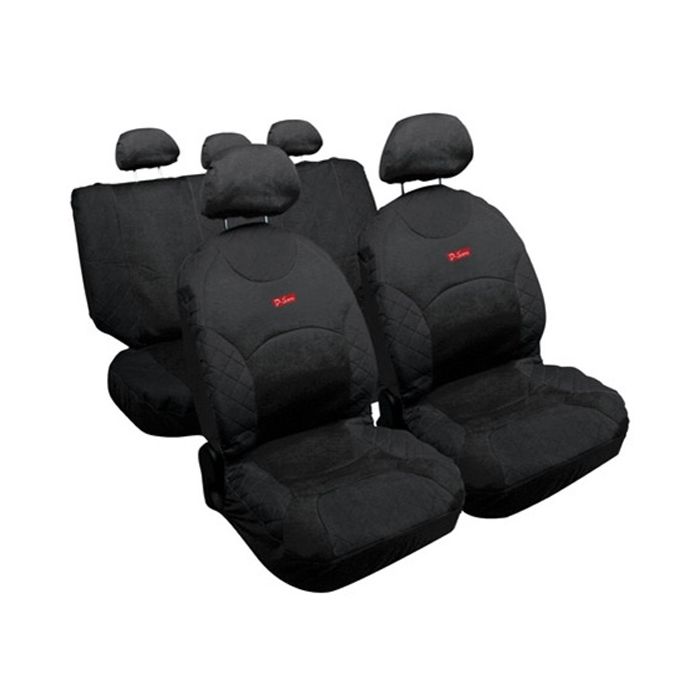 ΚΑΛΥΜΜΑΤΑ ΚΑΘΙΣΜΑΤΩΝ"DRIVE-JEANS" ΣΕΤ - ΜΑΥΡ