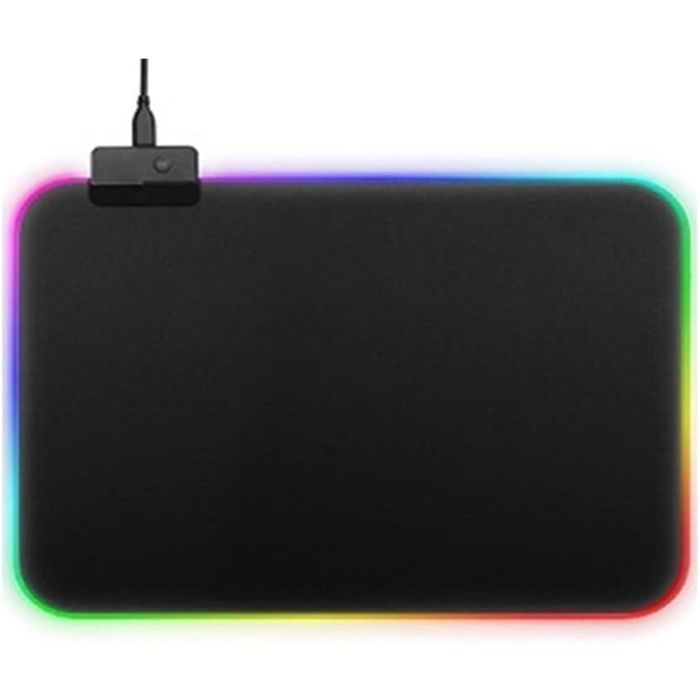 Mousepad iMICE GMS-WT5 Soft με RGB LED περιμετρικό φωτισμό 350x250mm Μαύρο