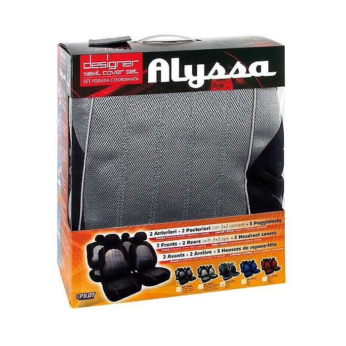  ΚΑΛΥΜΜΑΤΑ ΚΑΘΙΣΜΑΤΩΝ Alyssa ΓΚΡΙ 