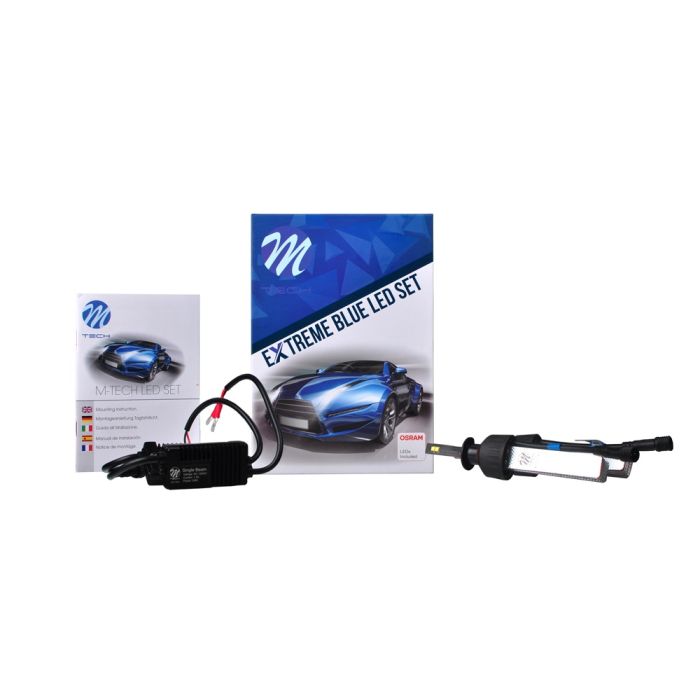  H1 9/36V 6.500K 5000lm OSRAM EXTREME BLUE LED KIT SET (ΜΕ ΨΥΚΤΡΑ ΛΕΠΙΔΕΣ-ΦΤΕΡΟΥ) 2ΤΕΜ. M-TECH 