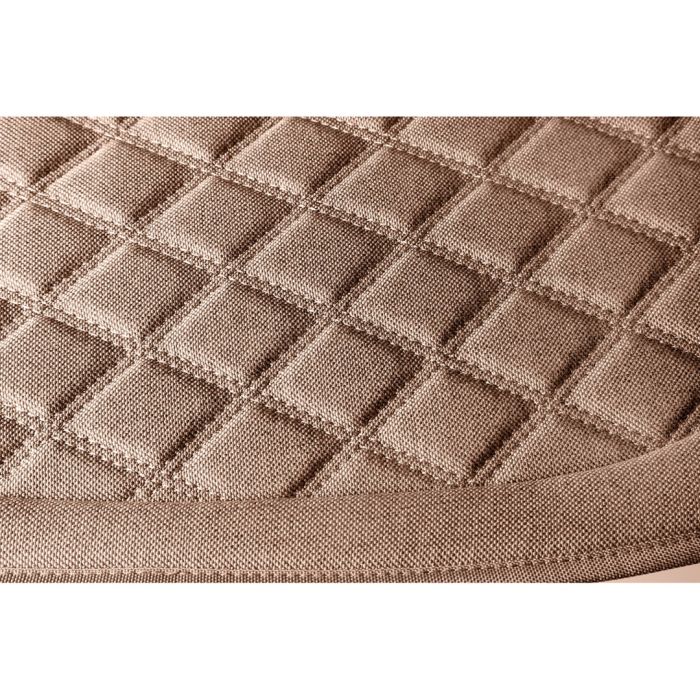  ΠΛΑΤΟΚΑΘΙΣΜΑΤΑ VENICE ΜΕ ΔΙΑΣΤΑΣΕΙΣ ΠΛΑΤΗΣ 50 Χ 65 cm/ΚΑΘΙΣΜΑ 60 cm (ΜΠΕΖ ΛΙΝΟ/ΠΟΛΥΕΣΤΕΡ) - 2 ΤΕΜ. 