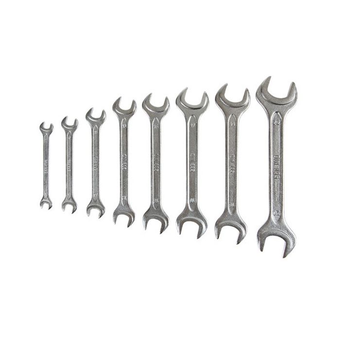  ΓΕΡΜΑΝΙΚΑ ΚΛΕΙΔΙΑ ΔΙΠΛΟΥ ΑΝΟΙΓΜΑΤΟΣ ΣΕΤ 8 ΤΕΜΑΧΙΩΝ 6&gt;22mm DIN 895 