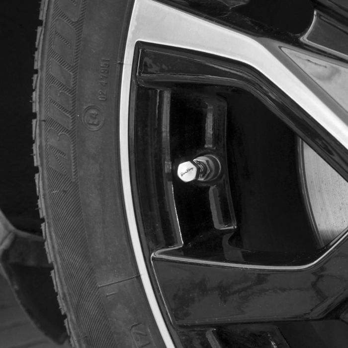  ΚΑΠΑΚΙΑ ΒΑΛΒΙΔΩΝ ARCADE WHITE (ΑΣΗΜΙ/ΑΛΟΥΜΙΝΙΟ) - 4 ΤΕΜ. 