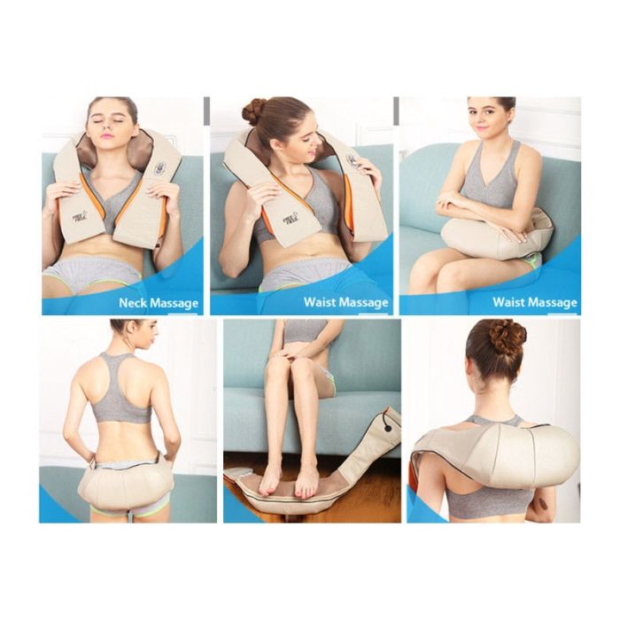  Συσκευή Μασάζ Shiatsu Αυχένα - Πλάτης με Θερμότητα SPM BN4304 