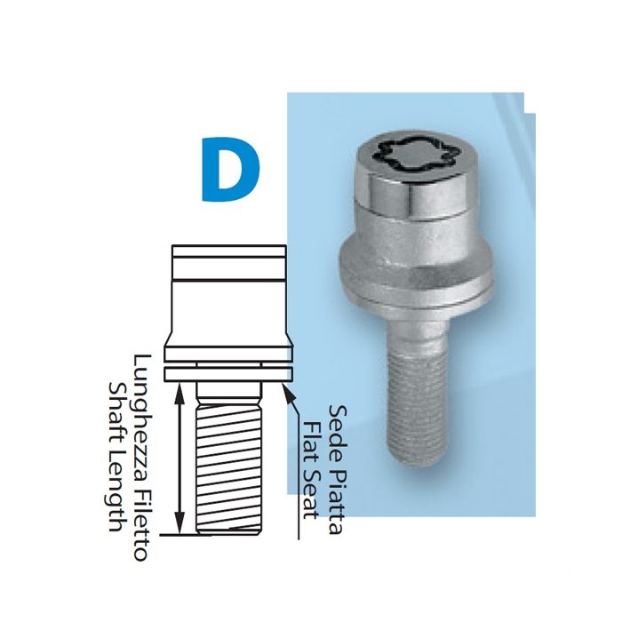  ΜΠΟΥΛΟΝΙΑ ΑΣΦΑΛΕΙΑΣ 12x1,25 34,5mm (19) ΙΣΙΑ D020 