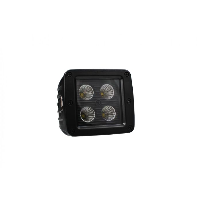  ΠΡΟΒΟΛΕΑΣ ΕΡΓΑΣΙΑΣ  WORKING LAMPS 10-32V 20W 1100lm 4 x CREE LED ΤΕΤΡΑΓΩΝΟΣ 82 x 80 x 111 mm BLACK SERIES M-TECH -1ΤΕΜ 