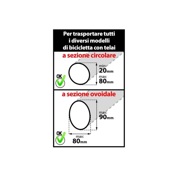  ΒΑΣΗ ΠΟΔΗΛΑΤΟΥ ΟΡΟΦΗΣ ΣΙΔΗΡΟΥ BIKE-ONE (ΜΕ ΚΛΕΙΔΑΡΙΑ) ΓΙΑ 1 ΠΟΔΗΛΑΤΟ NORDRIVE 