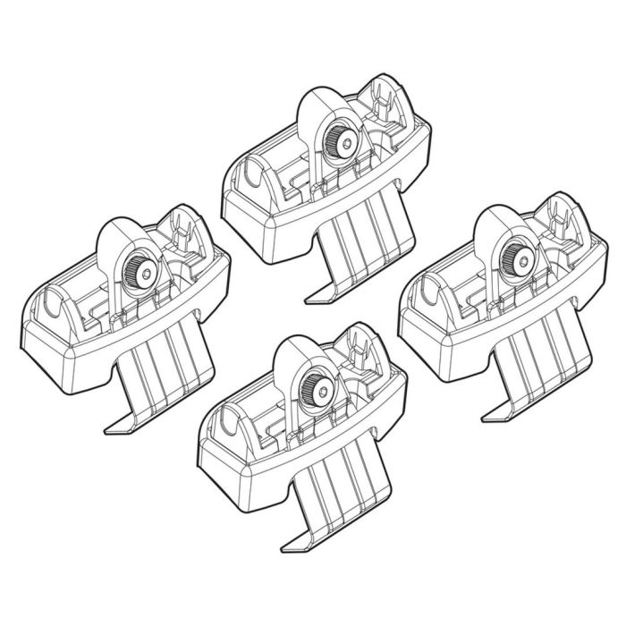  RENAULT ESPACE 05/15+  KIT ΑΚΡΑ (ΠΟΔΙΑ) ΓΙΑ ΜΠΑΡΕΣ NORDRIVE 