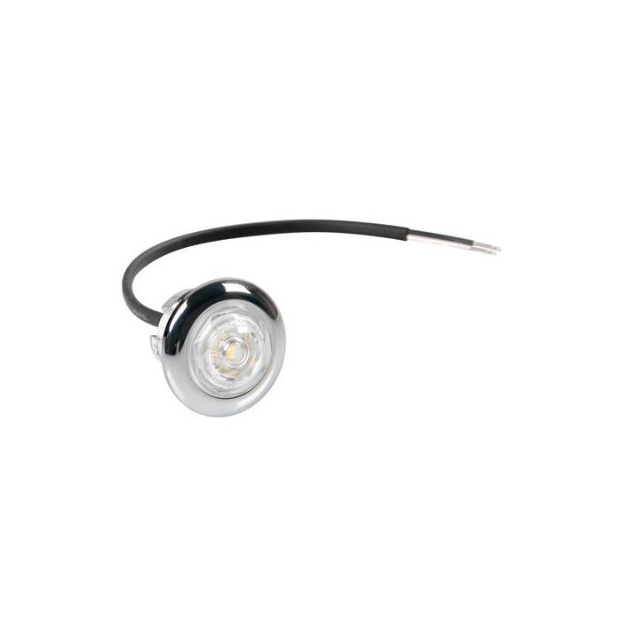  ΦΩΣ ΟΓΚΟΥ 12/24V LED ΛΕΥΚΟ ΣΤΡΟΓΓΥΛΟ 19,5mm 1ΤΕΜ. 