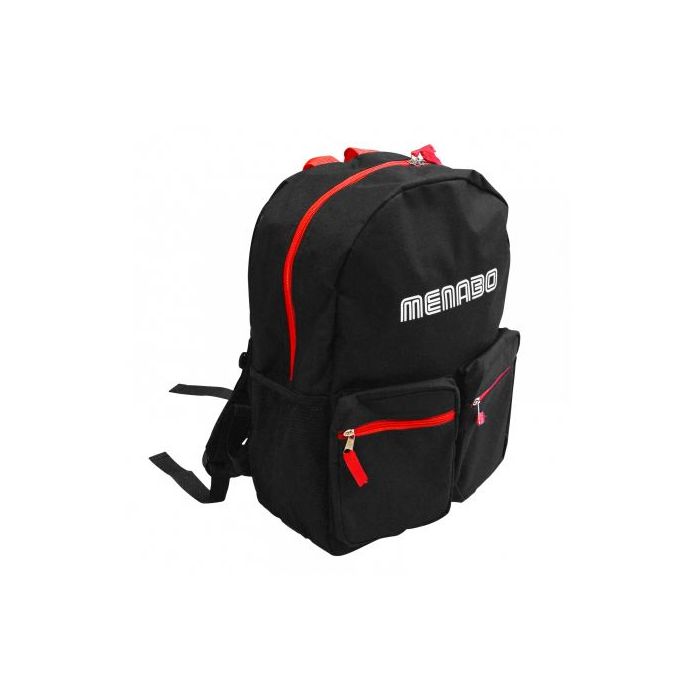  ΣΑΚΙΔΙΟ ΤΑΞΙΔΙΟΥ BACKPACK 20Lt 43x30x15 ΜΑΥΡΟ-ΚΟΚΚΙΝΟ MENABO 