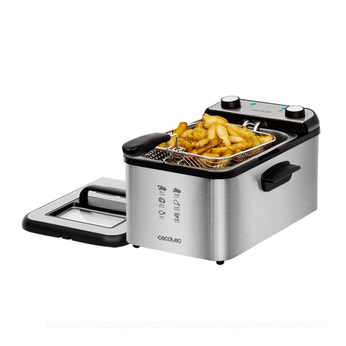  Φριτέζα με Φίλτρο Καθαρισμού Λαδιού Cecotec CleanFry Infinity 3000 3 Lt Χρώματος Ασημί CEC-03071 