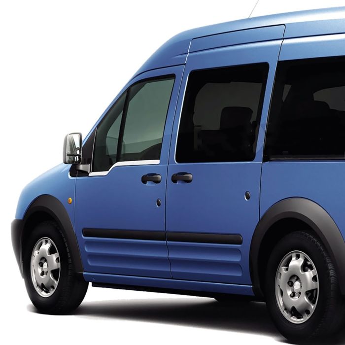  FORD TRANSIT CONNECT LAV 09-14 TRIM ΠΑΡΑΘΥΡΩΝ (ΑΝΟΞΕΙΔΩΤΟ ΑΤΣΑΛΙ ΧΡΩΜΙΟ) - 2 ΤΕΜ. 
