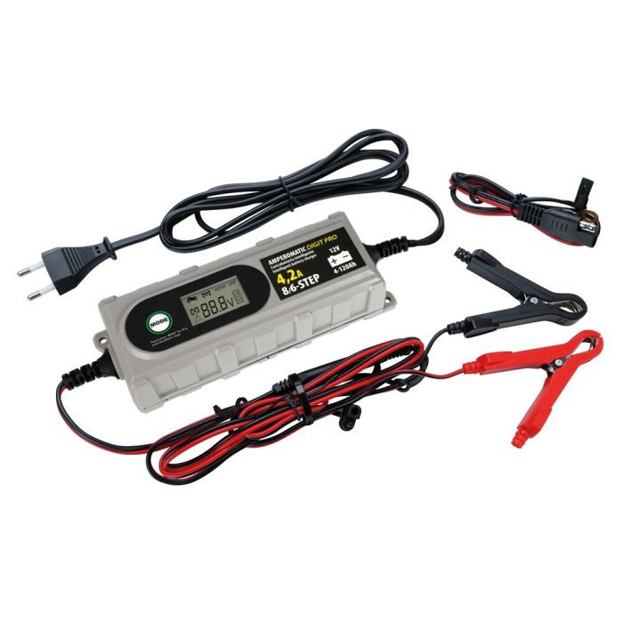  ΦΟΡΤΙΣΤΗΣ ΜΠΑΤΑΡΙΑΣ AMPEROMATIC DIGIT PRO 12V 4,2A 4&gt;120Ah GEL-STD-SMF-EFB-LiFePo4 