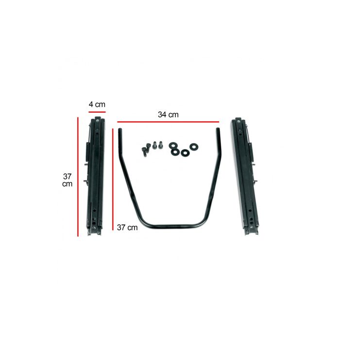  ΣΙΔΗΡΟΔΡΟΜΟΣ ΔΙΠΛΟΣ ΚΑΘΙΣΜΑΤΩΝ UNIVERSAL KIT  SIMONI RACING - 1ΤΕΜ 