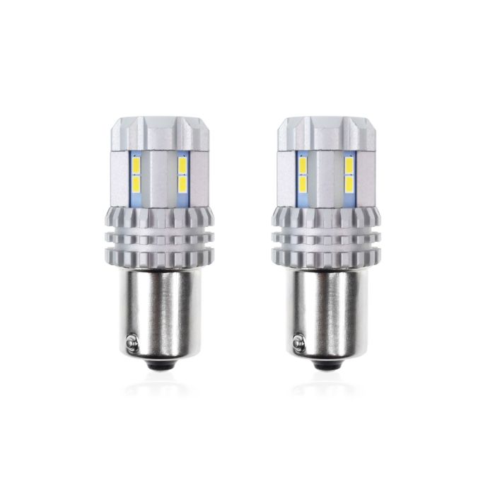  P21W BA15s 12/24V 22LED SMD ULTRABRIGHT CANBUS ΛΕΥΚΟ 2ΤΕΜ. 