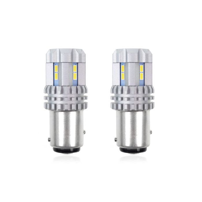  P21/5W BAY15d 12/24V 22 LED SMD ULTRABRIGHT 3020 CANBUS ΛΕΥΚΟ 2ΤΕΜ. 