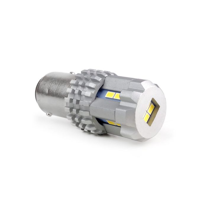  P21/5W BAY15d 12/24V 22 LED SMD ULTRABRIGHT 3020 CANBUS ΛΕΥΚΟ 2ΤΕΜ. 