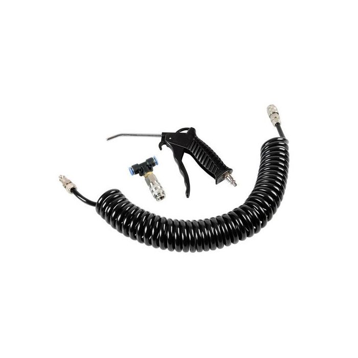  ΠΙΣΤΟΛΙ ΑΕΡΑ ΜΕ ΣΠΙΡΑΛ P-3 8mm 5m 13bar kg/cm2  ME ΣΥΝΔΕΣΜΟΣ ΑΕΡΑ T 8mm 