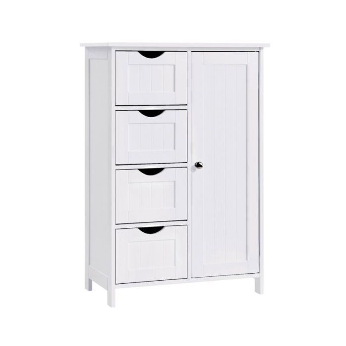  Ντουλάπι Μπάνιου με 4 Συρτάρια 55 x 81 x 30 cm Songmics LHC41W 