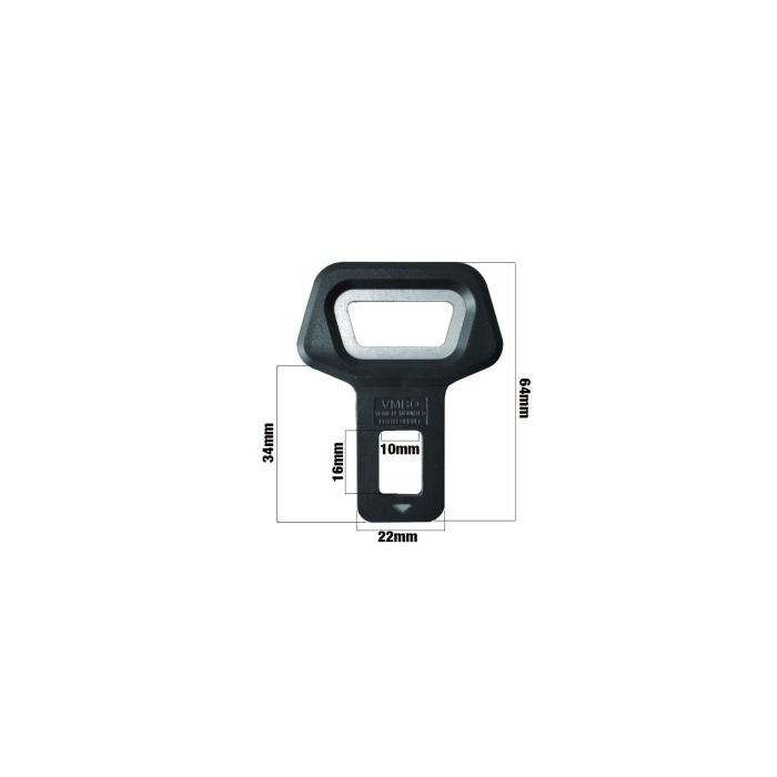  ΑΠΕΝΕΡΓΟΠΟΙΗΤΗΣ ΖΩΝΗΣ MINI MUTO UNIVERSAL ΜΑΥΡΟ/ΧΡΩΜΙΟ 64x22mm​ SIMONI RACING - 1 TEM 