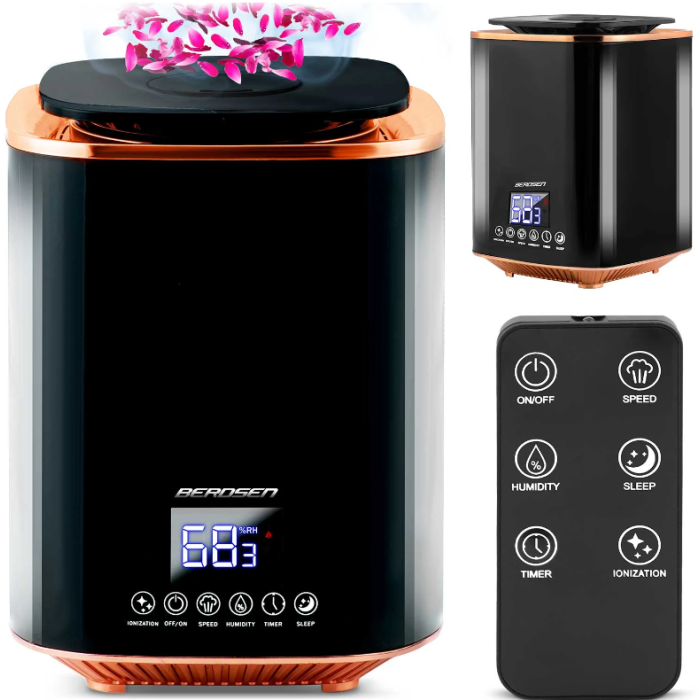 Berdsen Ιονιστής / Υγραντήρας 35W για Χώρους 25m²