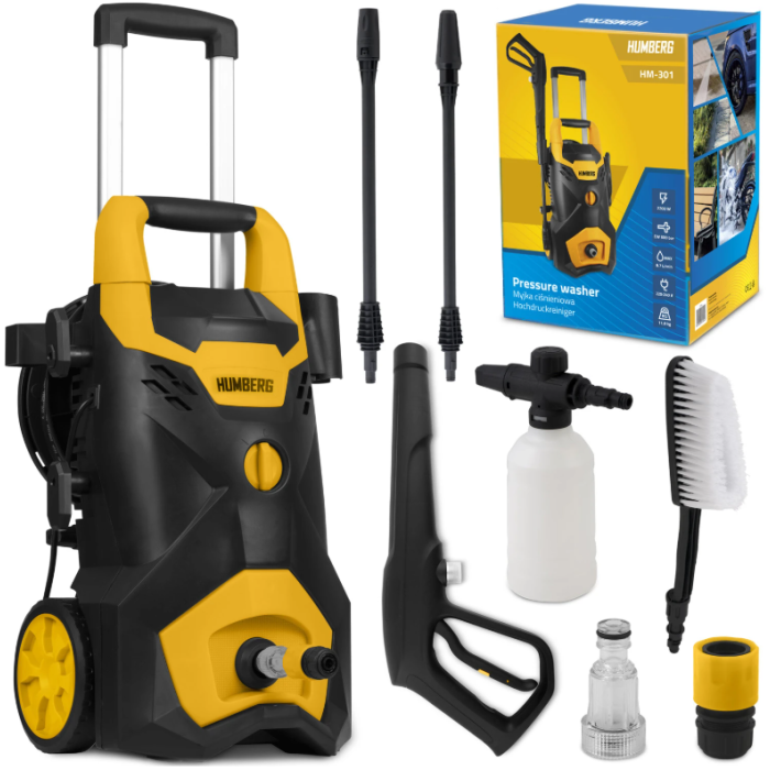 Humberg Πλυστικό Μηχάνημα Υψηλής Πίεσης 300 Bar 420 L /H 2200 W Humberg Με Τάση 230V 530100