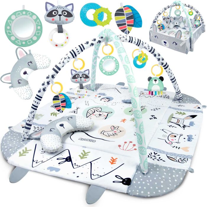 Διαδραστικό εκπαιδευτικό χαλάκι 110 x 100 cm Rabbit Ricokids 7350